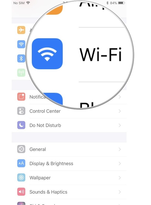 Tap Wi-Fi